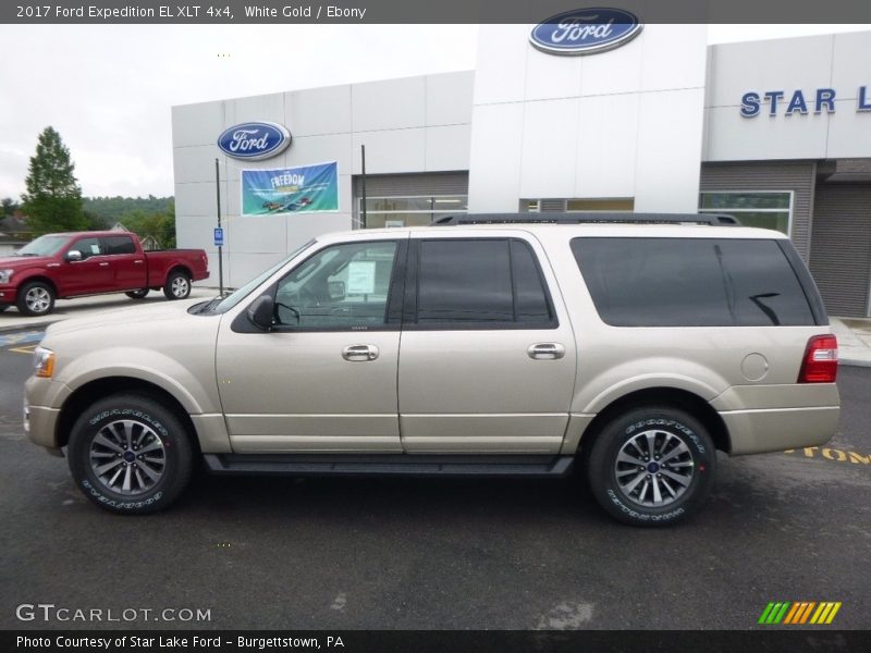 White Gold / Ebony 2017 Ford Expedition EL XLT 4x4