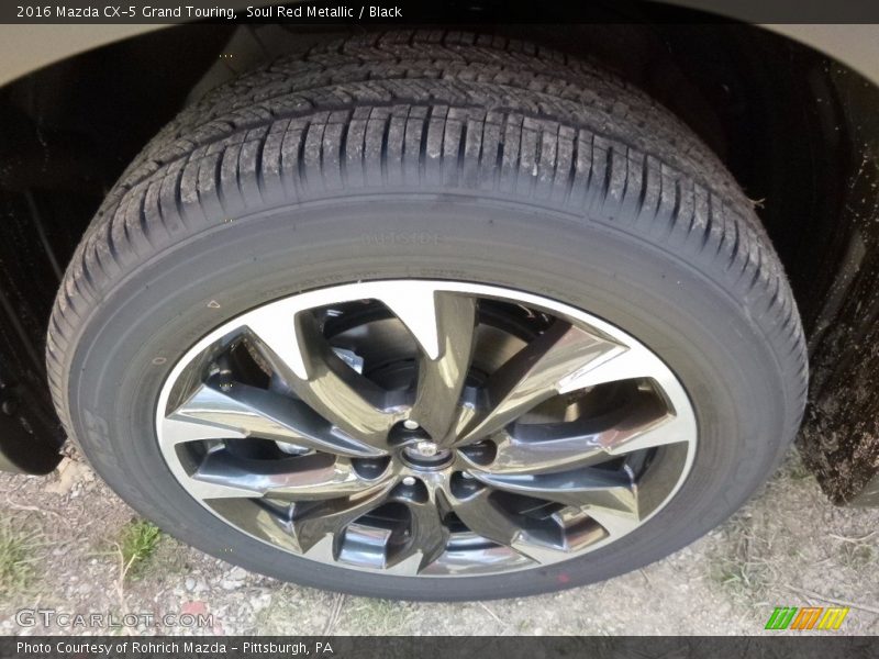 Soul Red Metallic / Black 2016 Mazda CX-5 Grand Touring
