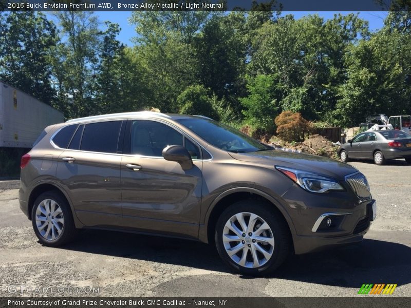 Bronze Alloy Metallic / Light Neutral 2016 Buick Envision Premium AWD