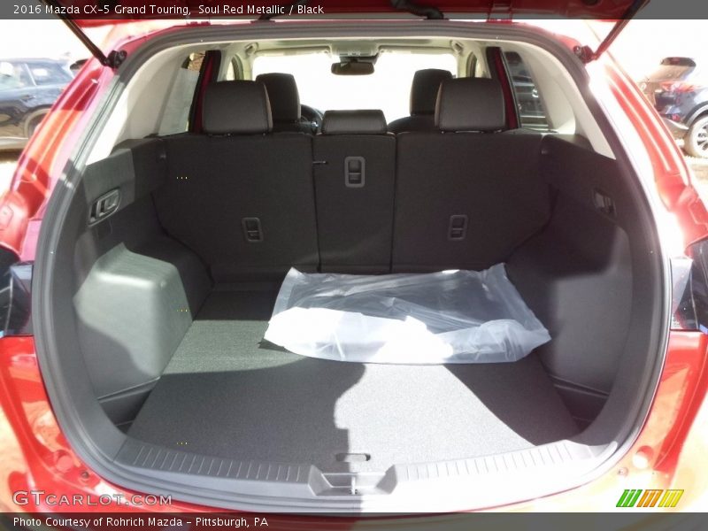 Soul Red Metallic / Black 2016 Mazda CX-5 Grand Touring
