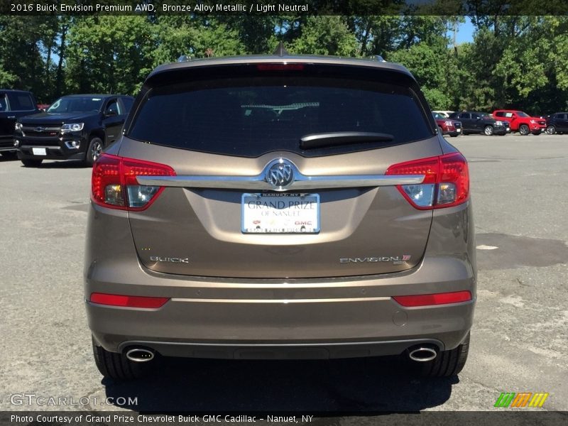 Bronze Alloy Metallic / Light Neutral 2016 Buick Envision Premium AWD