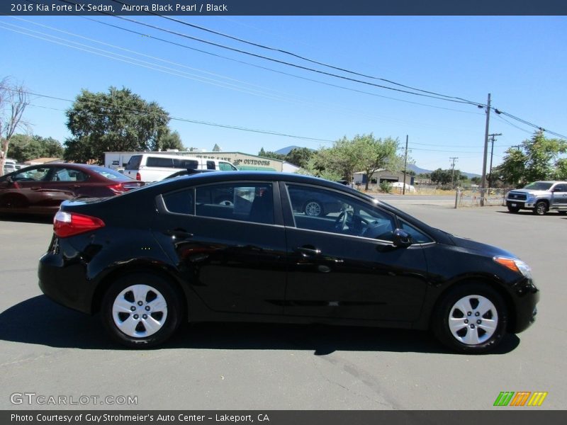 Aurora Black Pearl / Black 2016 Kia Forte LX Sedan