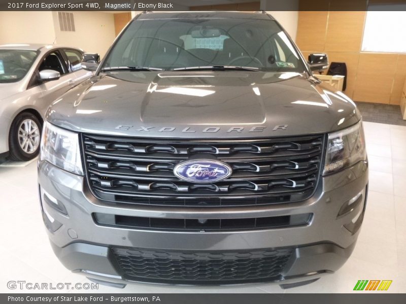 Magnetic / Ebony Black 2017 Ford Explorer Sport 4WD