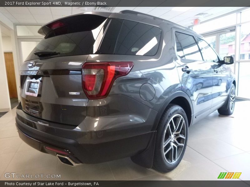 Magnetic / Ebony Black 2017 Ford Explorer Sport 4WD