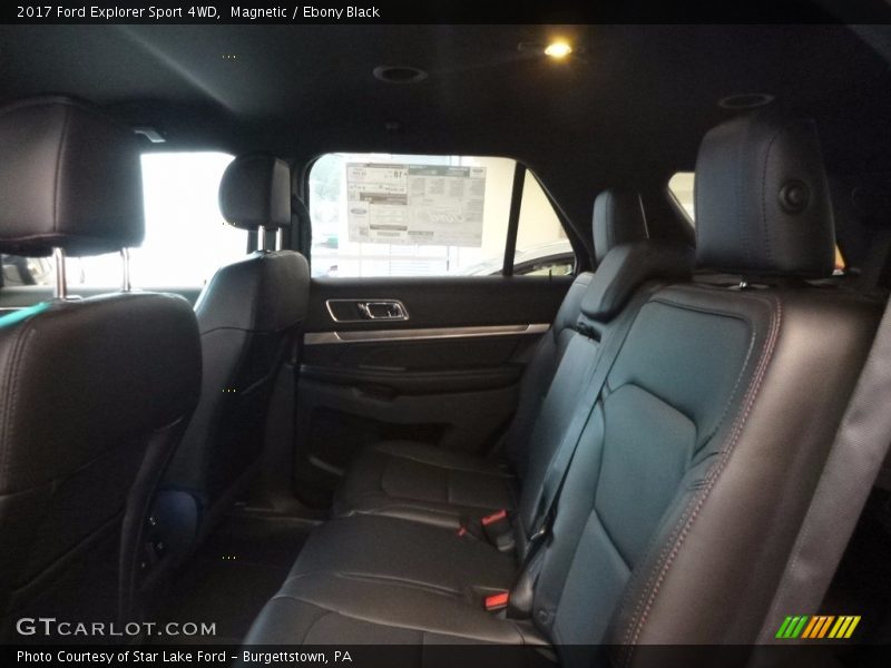 Magnetic / Ebony Black 2017 Ford Explorer Sport 4WD