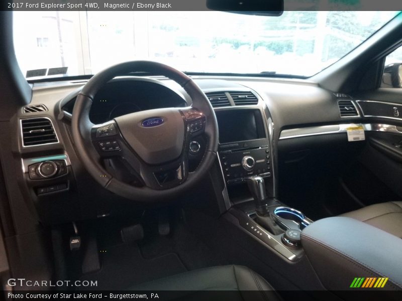 Magnetic / Ebony Black 2017 Ford Explorer Sport 4WD