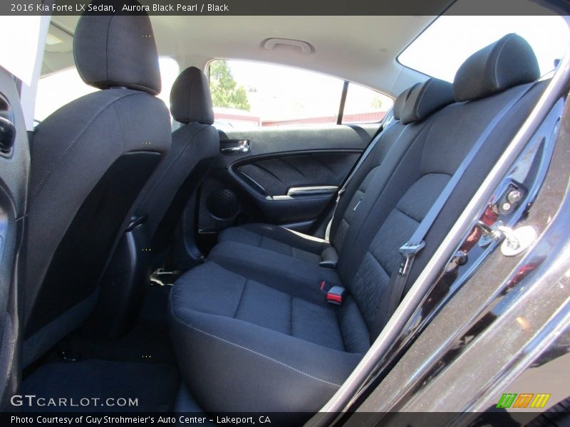 Aurora Black Pearl / Black 2016 Kia Forte LX Sedan