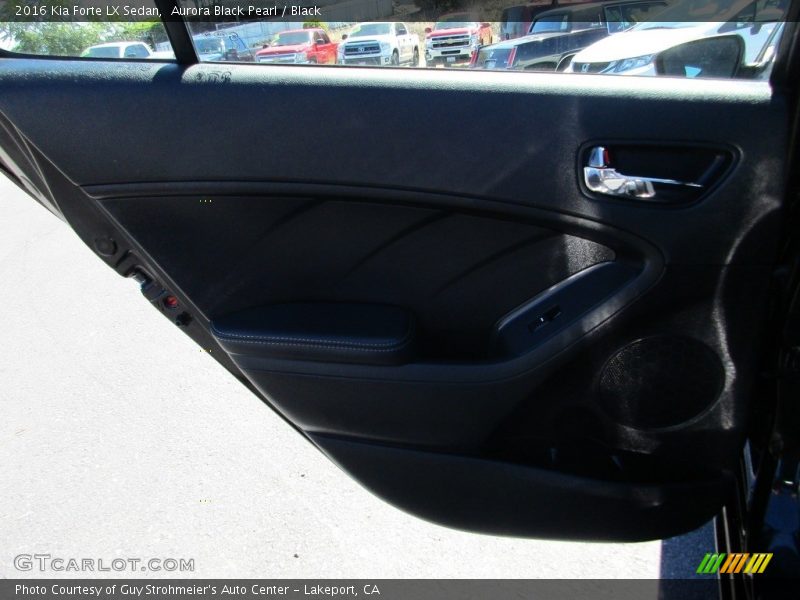 Aurora Black Pearl / Black 2016 Kia Forte LX Sedan