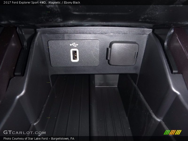 Magnetic / Ebony Black 2017 Ford Explorer Sport 4WD