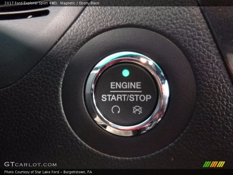 Controls of 2017 Explorer Sport 4WD