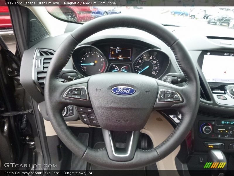 Magnetic / Medium Light Stone 2017 Ford Escape Titanium 4WD