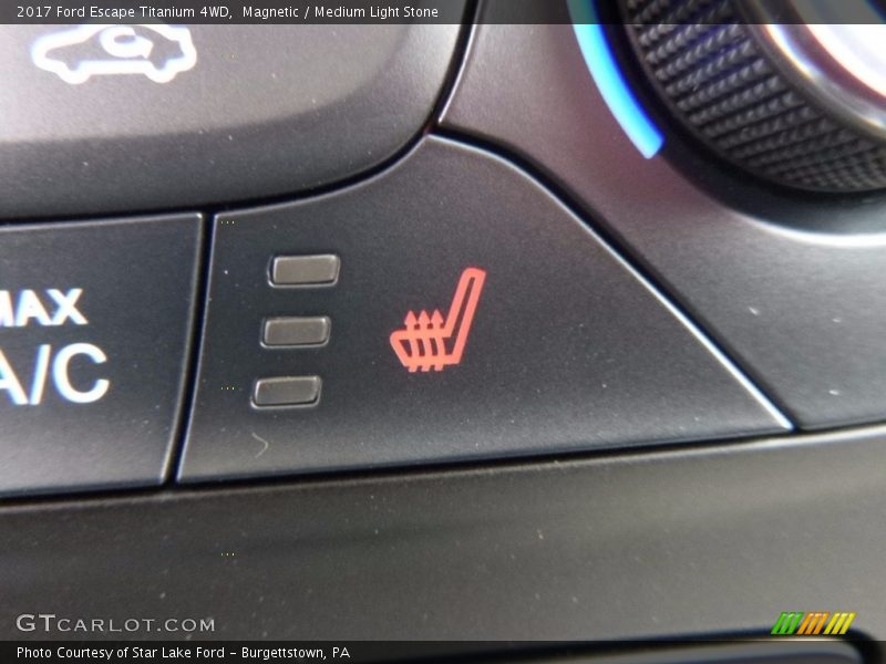 Magnetic / Medium Light Stone 2017 Ford Escape Titanium 4WD