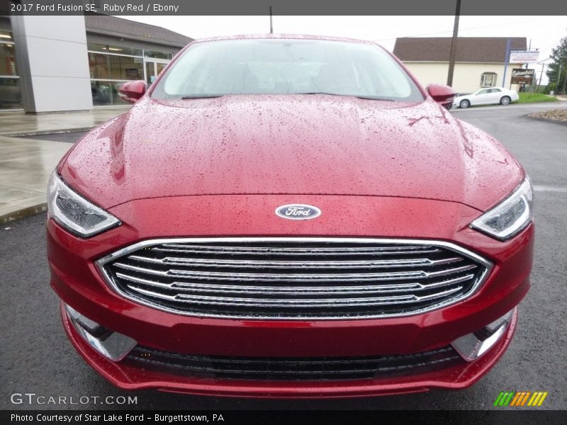 Ruby Red / Ebony 2017 Ford Fusion SE