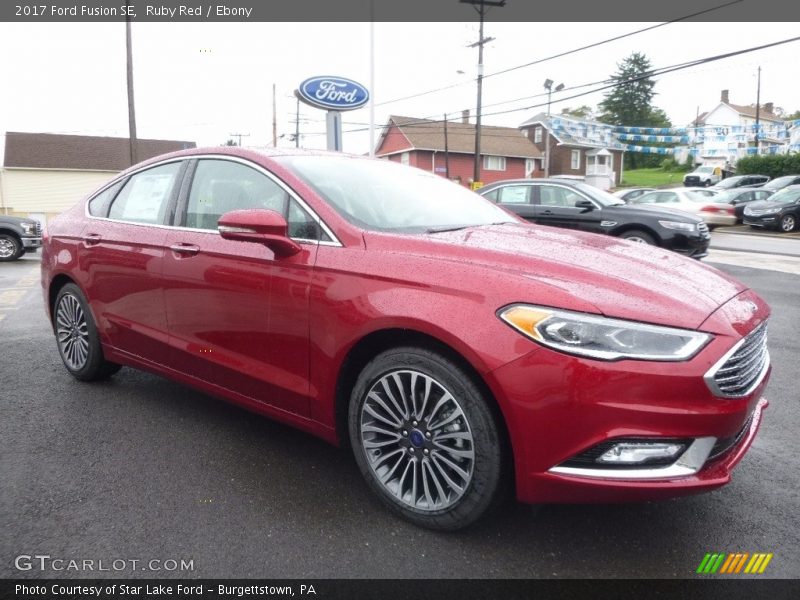 Ruby Red / Ebony 2017 Ford Fusion SE