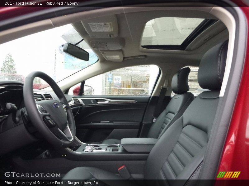 Ruby Red / Ebony 2017 Ford Fusion SE