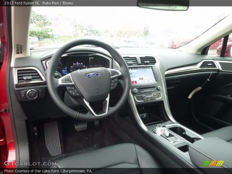 Ruby Red / Ebony 2017 Ford Fusion SE