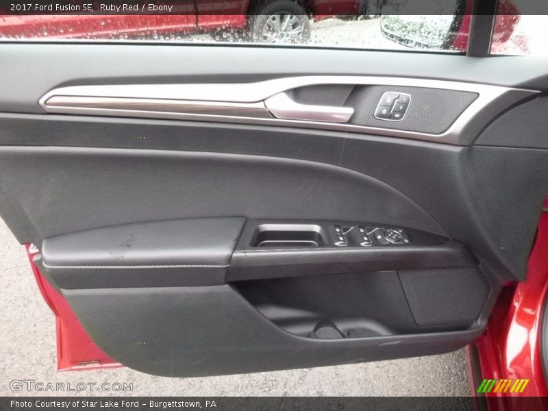 Ruby Red / Ebony 2017 Ford Fusion SE