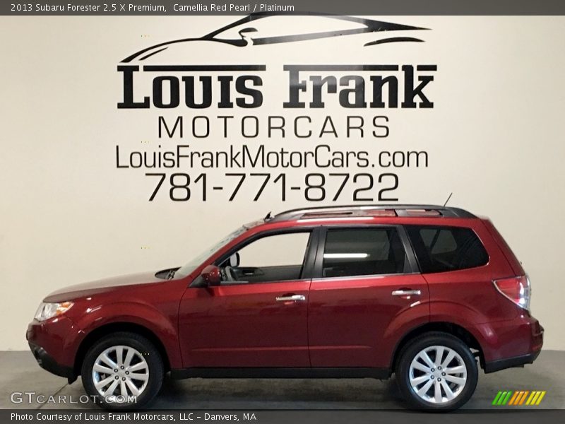 Camellia Red Pearl / Platinum 2013 Subaru Forester 2.5 X Premium