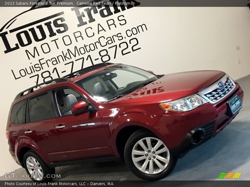 Camellia Red Pearl / Platinum 2013 Subaru Forester 2.5 X Premium
