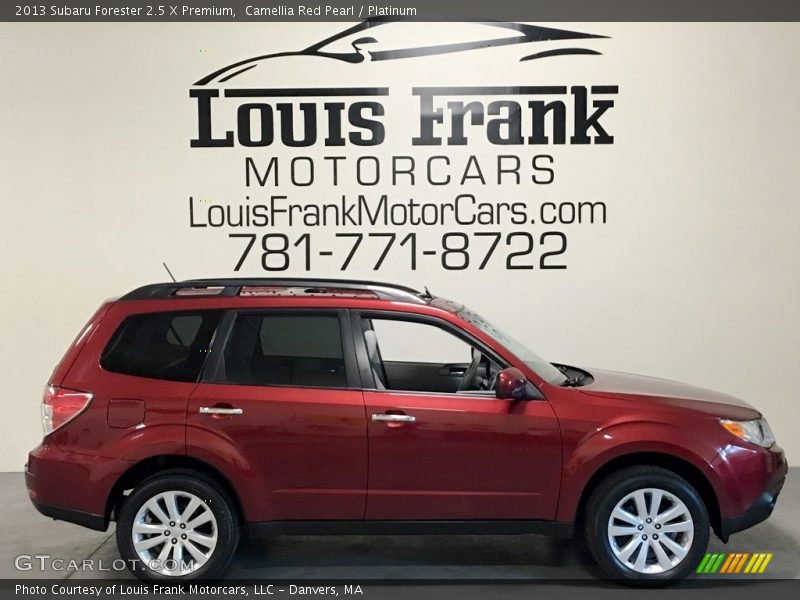 Camellia Red Pearl / Platinum 2013 Subaru Forester 2.5 X Premium