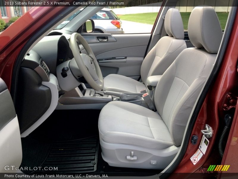 Camellia Red Pearl / Platinum 2013 Subaru Forester 2.5 X Premium