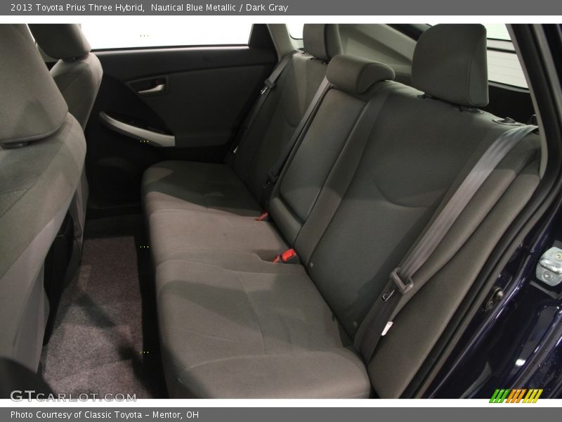 Nautical Blue Metallic / Dark Gray 2013 Toyota Prius Three Hybrid