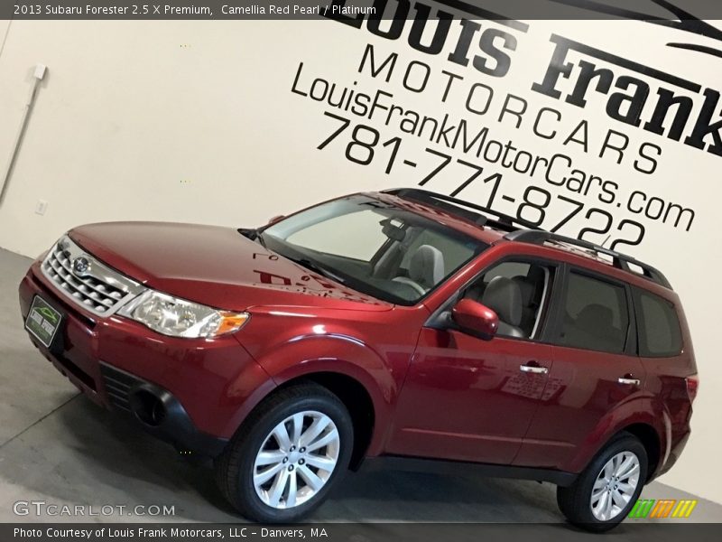 Camellia Red Pearl / Platinum 2013 Subaru Forester 2.5 X Premium