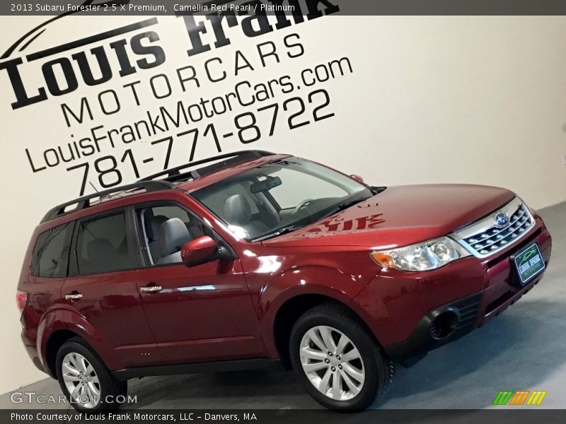 Camellia Red Pearl / Platinum 2013 Subaru Forester 2.5 X Premium