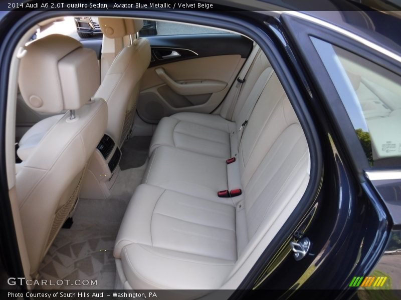 Aviator Blue Metallic / Velvet Beige 2014 Audi A6 2.0T quattro Sedan
