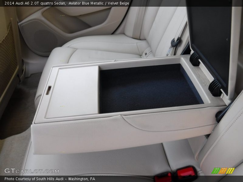 Aviator Blue Metallic / Velvet Beige 2014 Audi A6 2.0T quattro Sedan