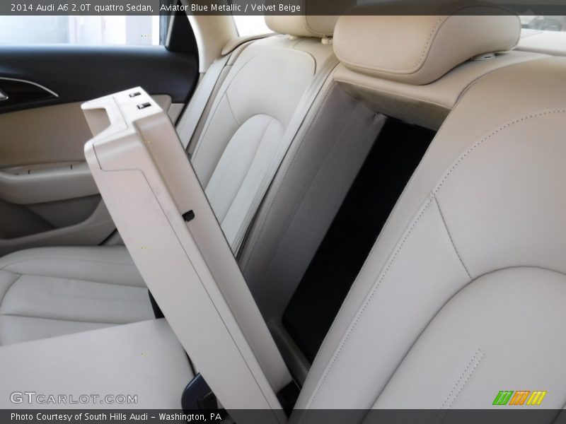 Aviator Blue Metallic / Velvet Beige 2014 Audi A6 2.0T quattro Sedan