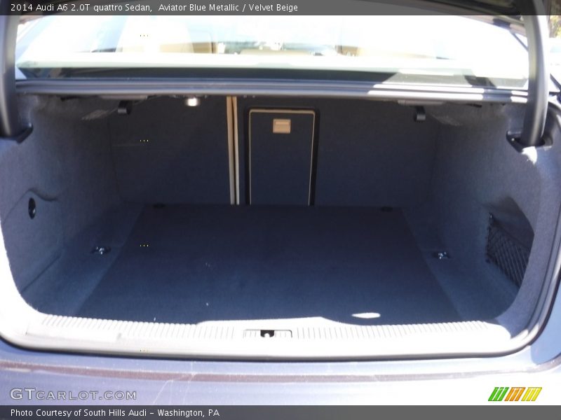 Aviator Blue Metallic / Velvet Beige 2014 Audi A6 2.0T quattro Sedan