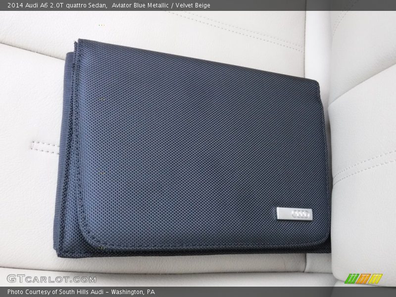 Aviator Blue Metallic / Velvet Beige 2014 Audi A6 2.0T quattro Sedan