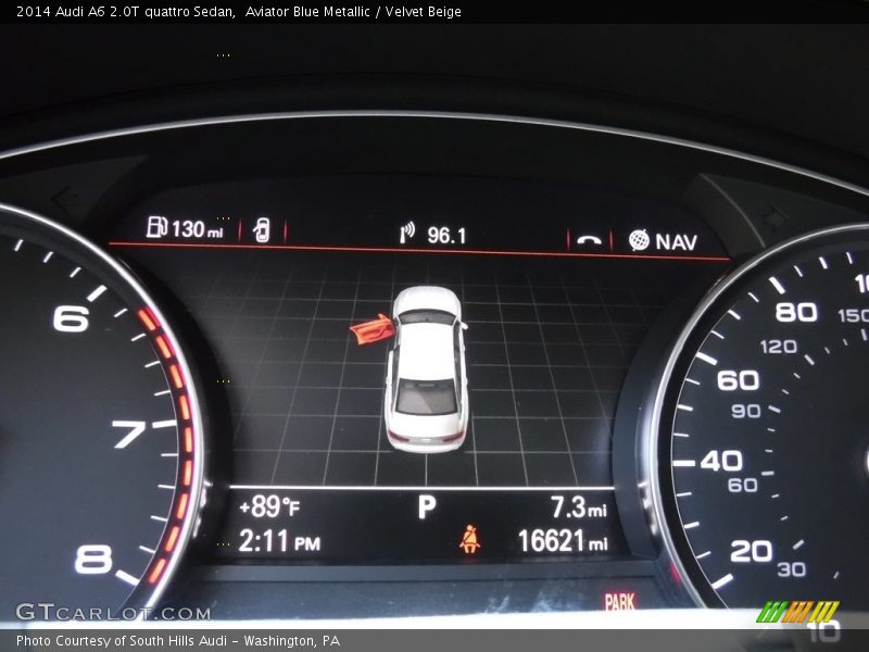 Aviator Blue Metallic / Velvet Beige 2014 Audi A6 2.0T quattro Sedan