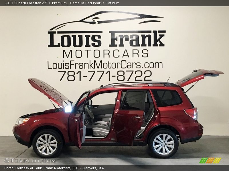 Camellia Red Pearl / Platinum 2013 Subaru Forester 2.5 X Premium