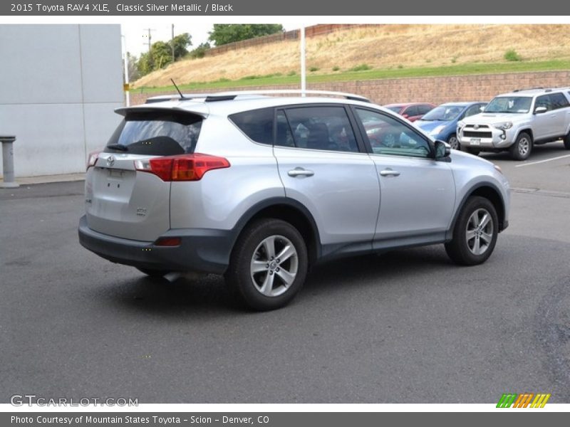 Classic Silver Metallic / Black 2015 Toyota RAV4 XLE