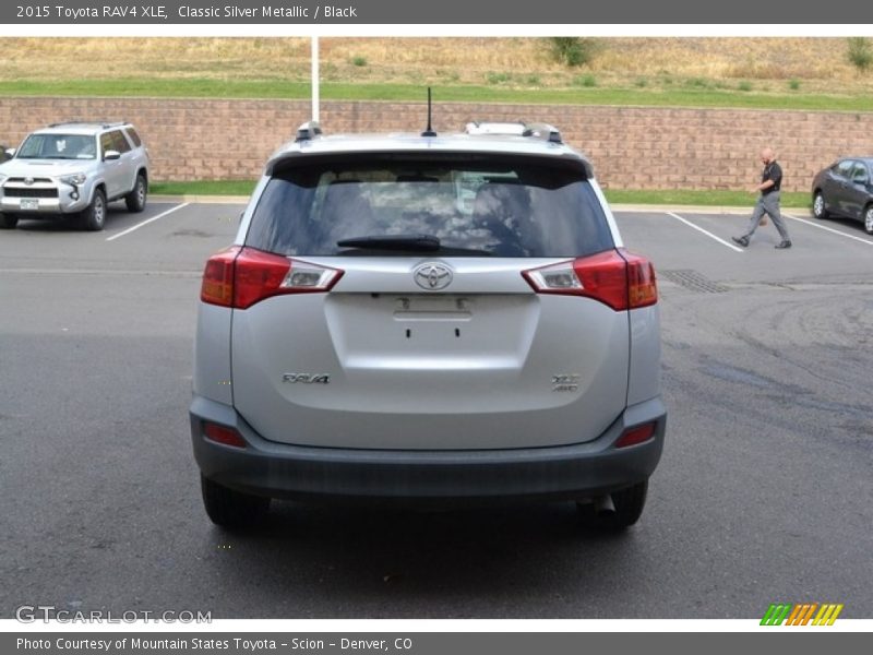 Classic Silver Metallic / Black 2015 Toyota RAV4 XLE