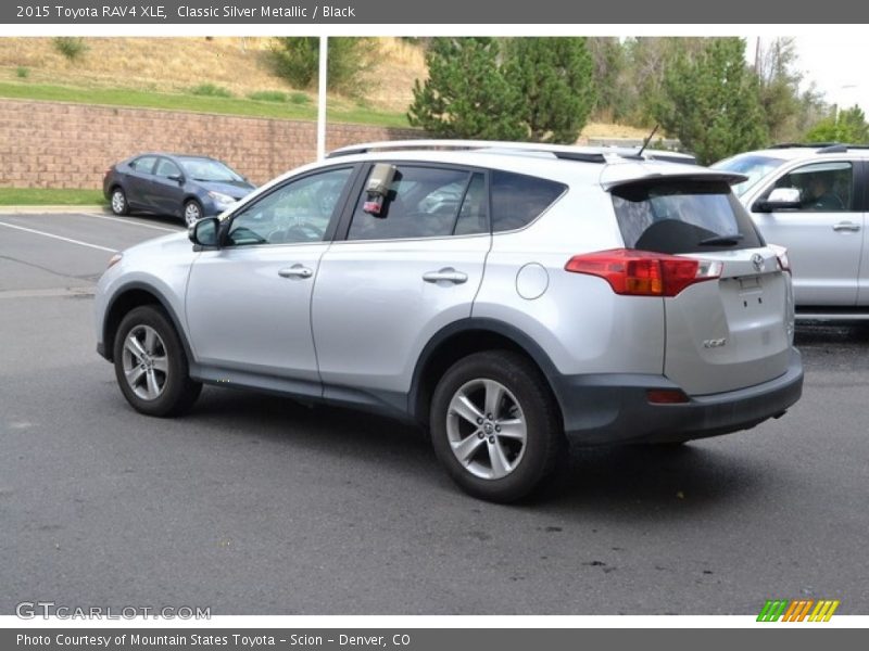 Classic Silver Metallic / Black 2015 Toyota RAV4 XLE