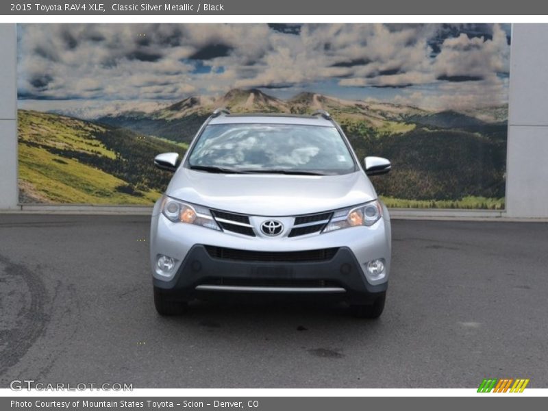 Classic Silver Metallic / Black 2015 Toyota RAV4 XLE