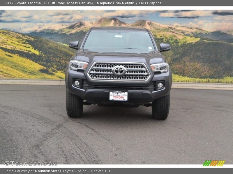 Magnetic Gray Metallic / TRD Graphite 2017 Toyota Tacoma TRD Off Road Access Cab 4x4