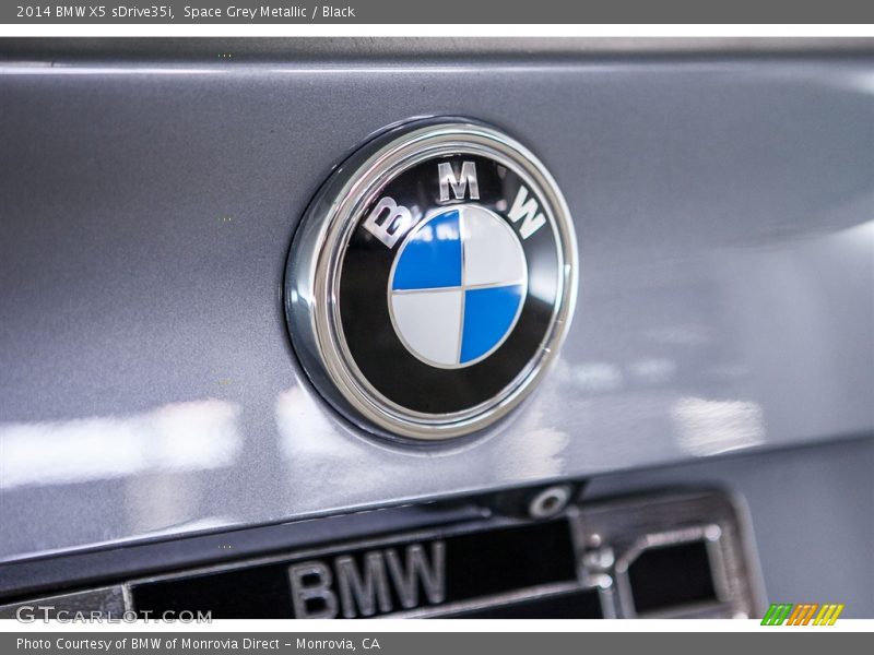 Space Grey Metallic / Black 2014 BMW X5 sDrive35i