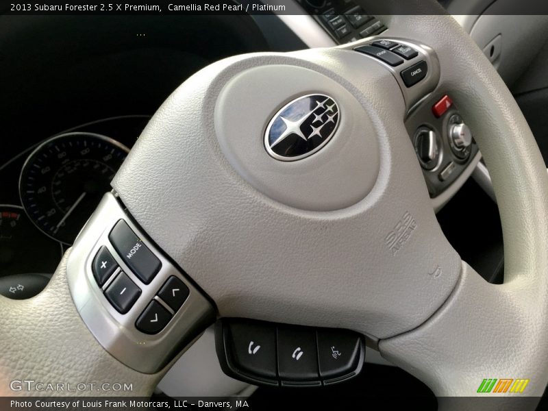 Camellia Red Pearl / Platinum 2013 Subaru Forester 2.5 X Premium
