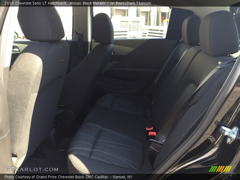 Mosaic Black Metallic / Jet Black/Dark Titanium 2016 Chevrolet Sonic LT Hatchback