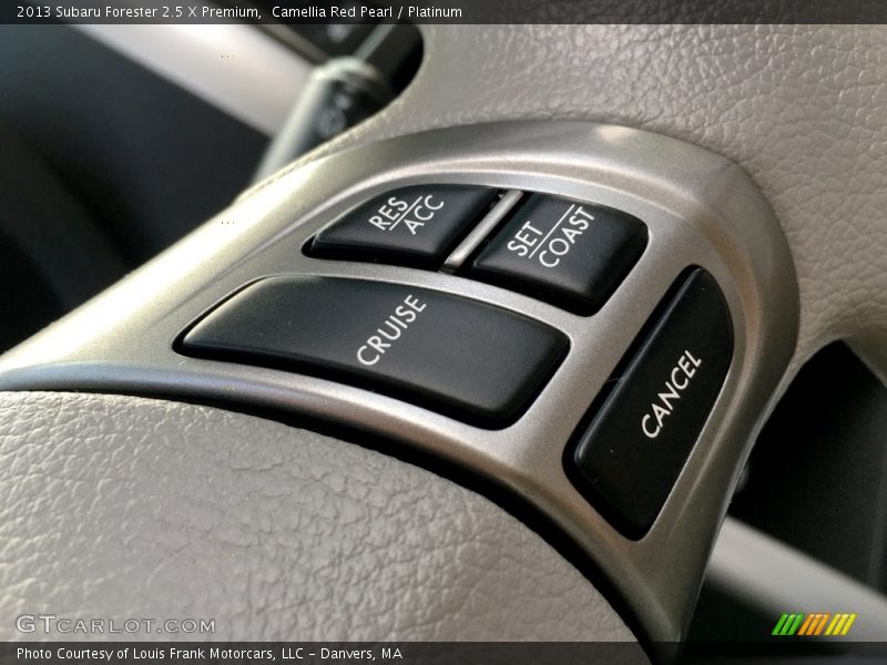 Camellia Red Pearl / Platinum 2013 Subaru Forester 2.5 X Premium