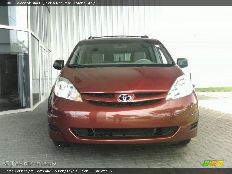 Salsa Red Pearl / Stone Gray 2006 Toyota Sienna LE