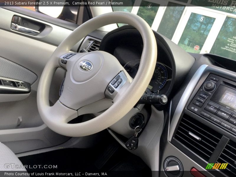 Camellia Red Pearl / Platinum 2013 Subaru Forester 2.5 X Premium