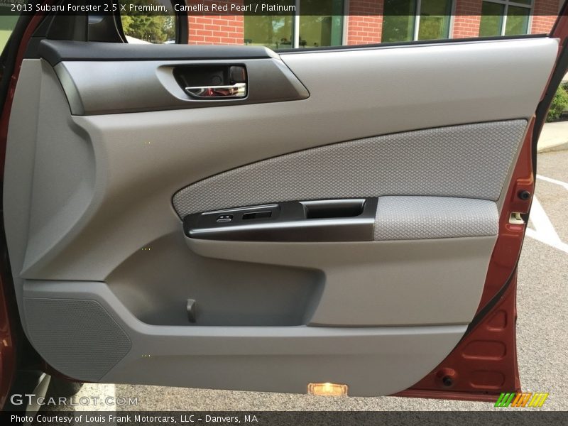 Camellia Red Pearl / Platinum 2013 Subaru Forester 2.5 X Premium