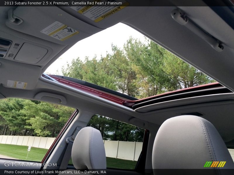 Camellia Red Pearl / Platinum 2013 Subaru Forester 2.5 X Premium