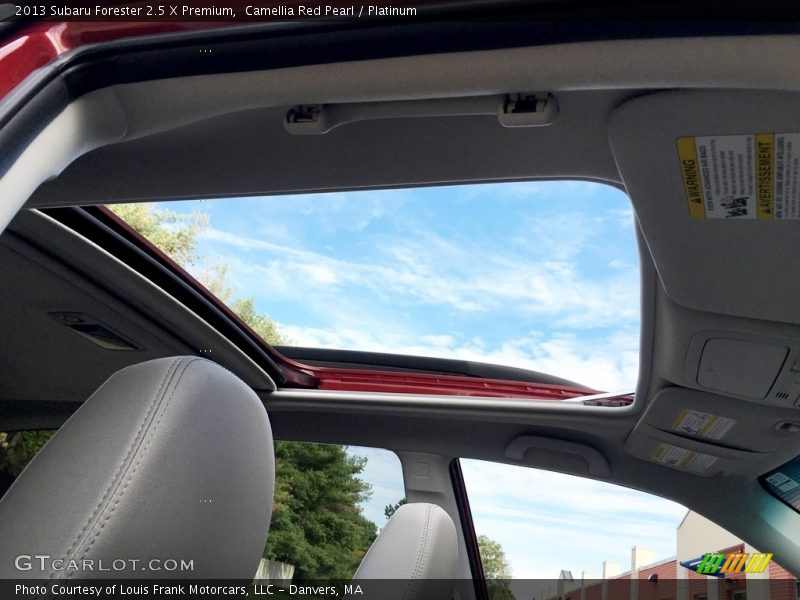 Camellia Red Pearl / Platinum 2013 Subaru Forester 2.5 X Premium