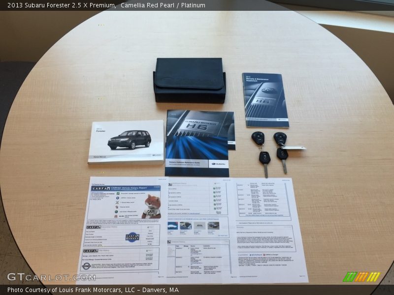 Camellia Red Pearl / Platinum 2013 Subaru Forester 2.5 X Premium